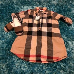 Toddler girl Burberry dress size 5T